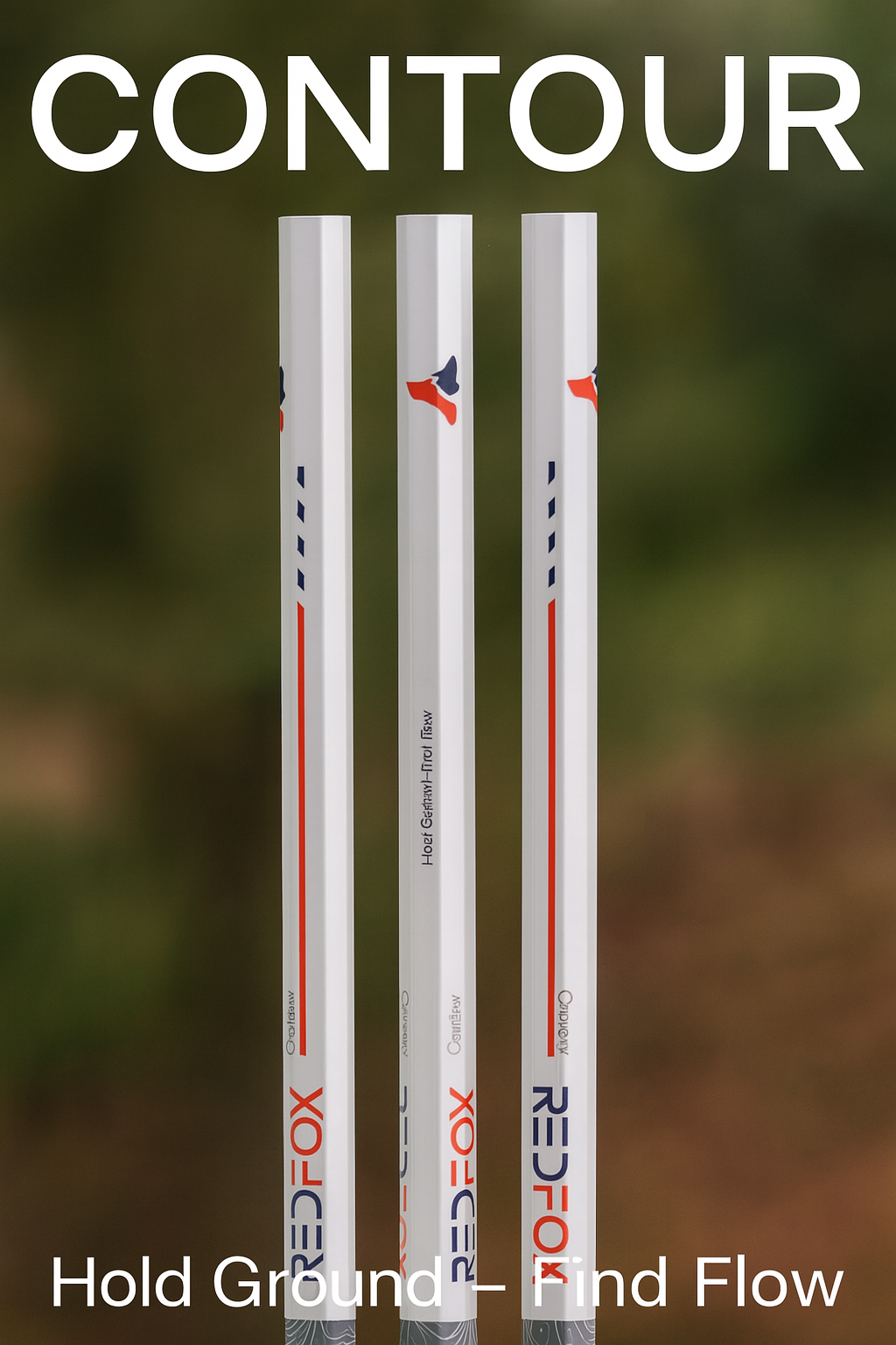 Red Fox 60" Contour Defensive Lacrosse Shaft