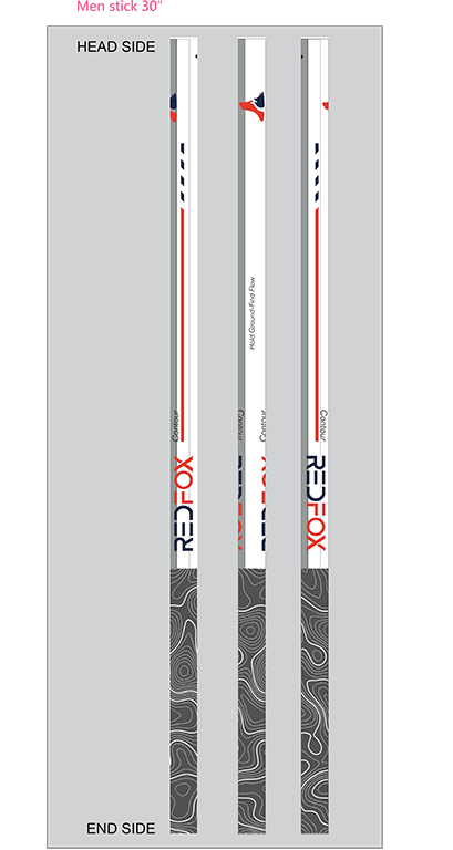 Red Fox 30" Contour Lacrosse Shaft